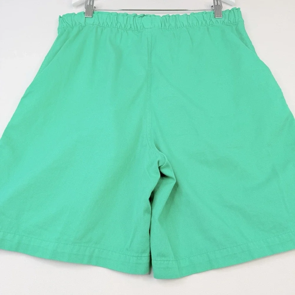 VTG Polo Ralph Lauren Men's Shorts SZ-Small Green Elastic Waist Casual Summer
